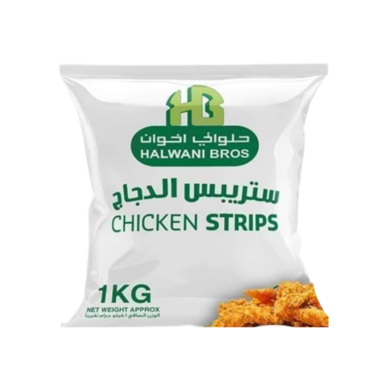 استربس دجاج بارد حلواني 1كجم × 10كيس