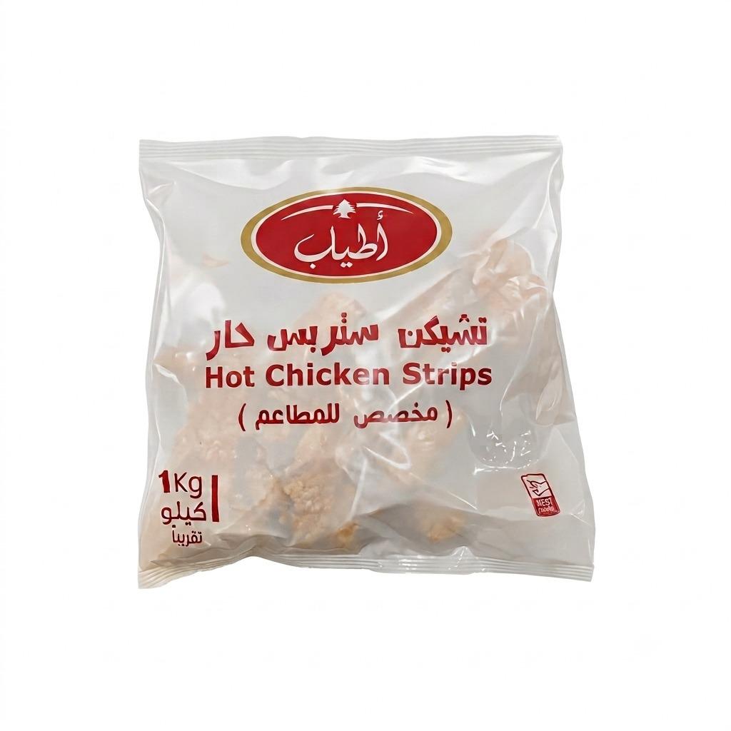 استربس دجاج حار أطياب 1كجم × 10كيس (مطاعم)