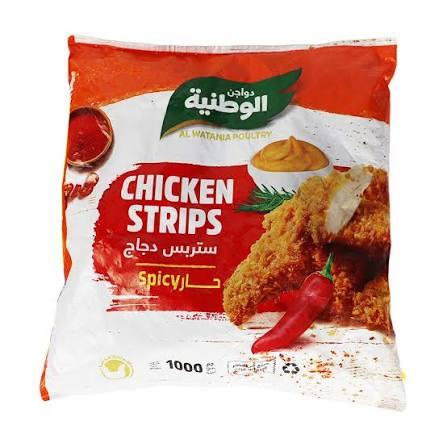 استربس دجاج حار الوطنية 1 كجم × 14كيس
