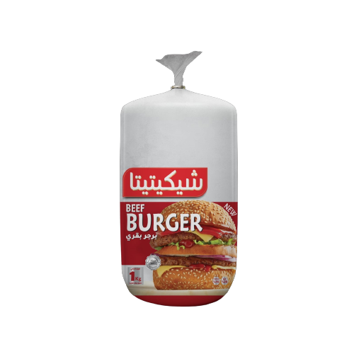 برجر لحمة 20ق شيكيتيتا 1كجم× 12كيس