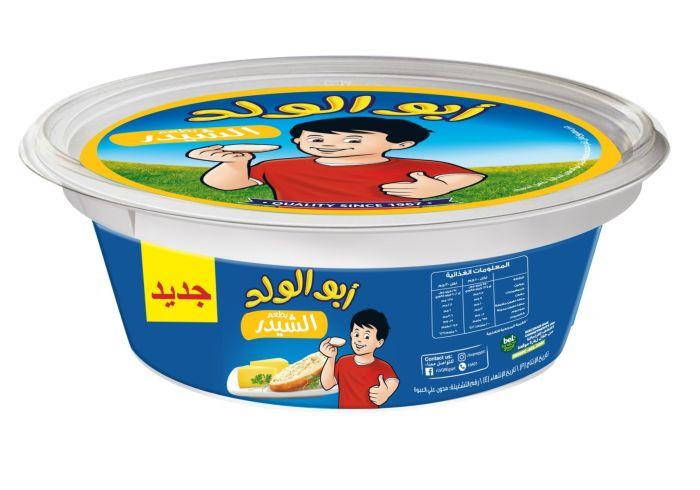 جبنة شيدر ابو الولد 100جم × 20 علبة  