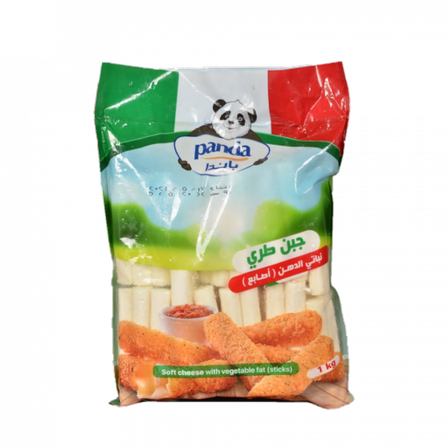 جبنة موزاريلا اصابع 9سم باندا 1كجم × 10كيس
