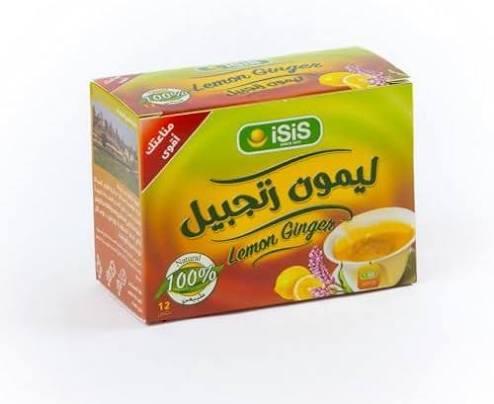 جنزبيل ايزيس 12 فتله × 12 علبة