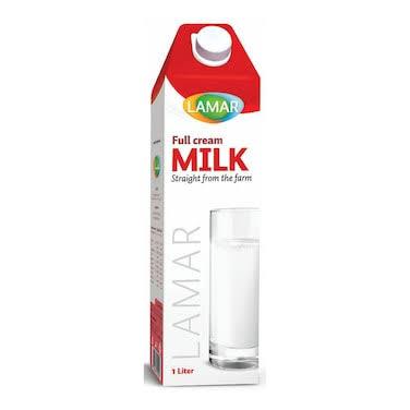 حليب كامل الدسم لمار 1 لتر × 12 زجاجه