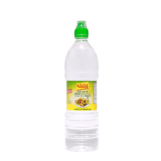 خل ابيض يمامة 1 لتر ×12 زجاجة