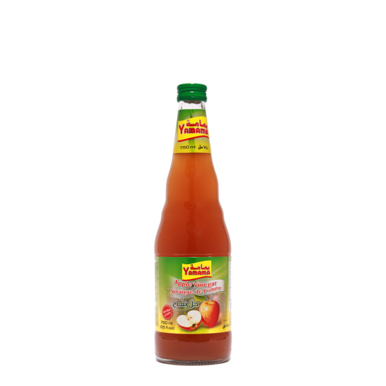 خل تفاح يمامة 750 مل × 12 زجاجة