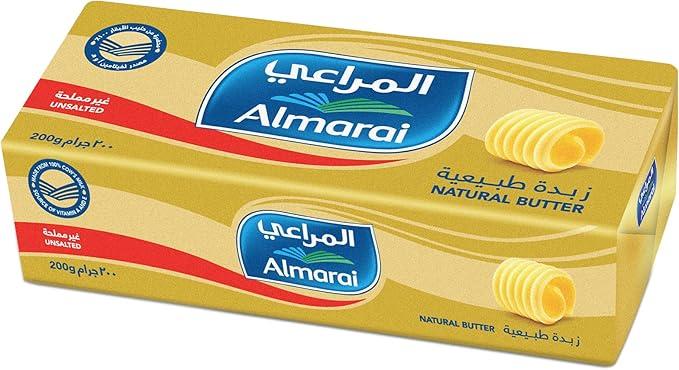 زبدة المراعي غير مملحة 200جم ×24 علبة