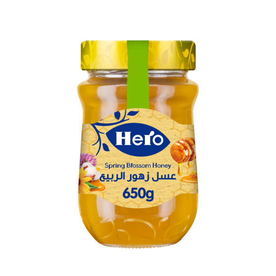 عسل زهور الربيع هيرو 650جم × 6برطمان