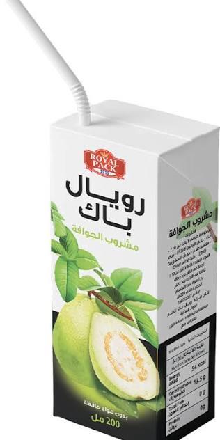 عصير  جوافه رويال باك 200 مل × 27 علبه 