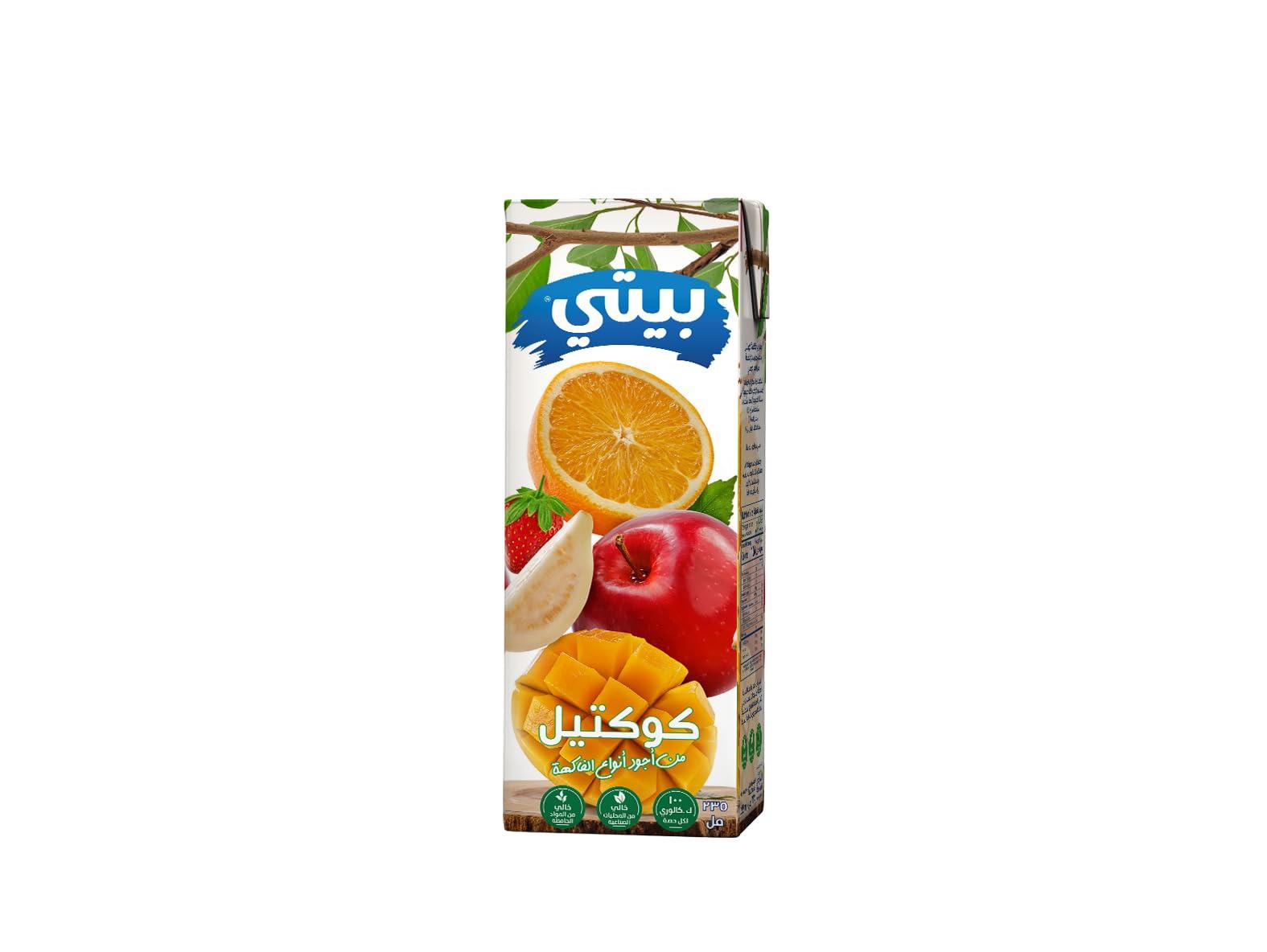 عصير كوكتيل بيتي 235 ملي × 27 علبة