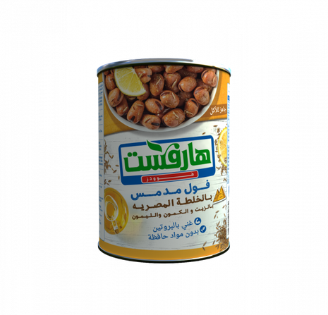 فول بالخلطة المصرية هارفست 400 جم × 12علبة