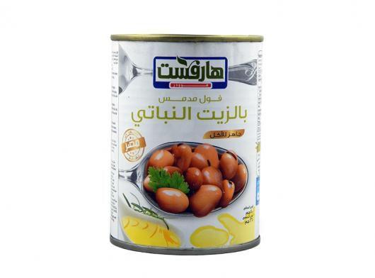 فول بالزيت النباتي هارفست 400 جم× 12علبة