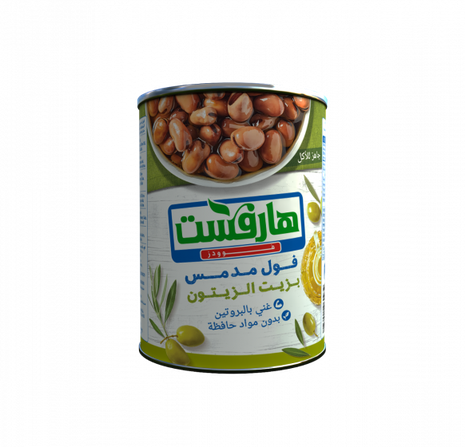 فول زيت الزيتون هارفست 400 جم × 12علبة