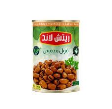 فول مدمس مقشر ريتش لاند 400 جم ×12 علبه