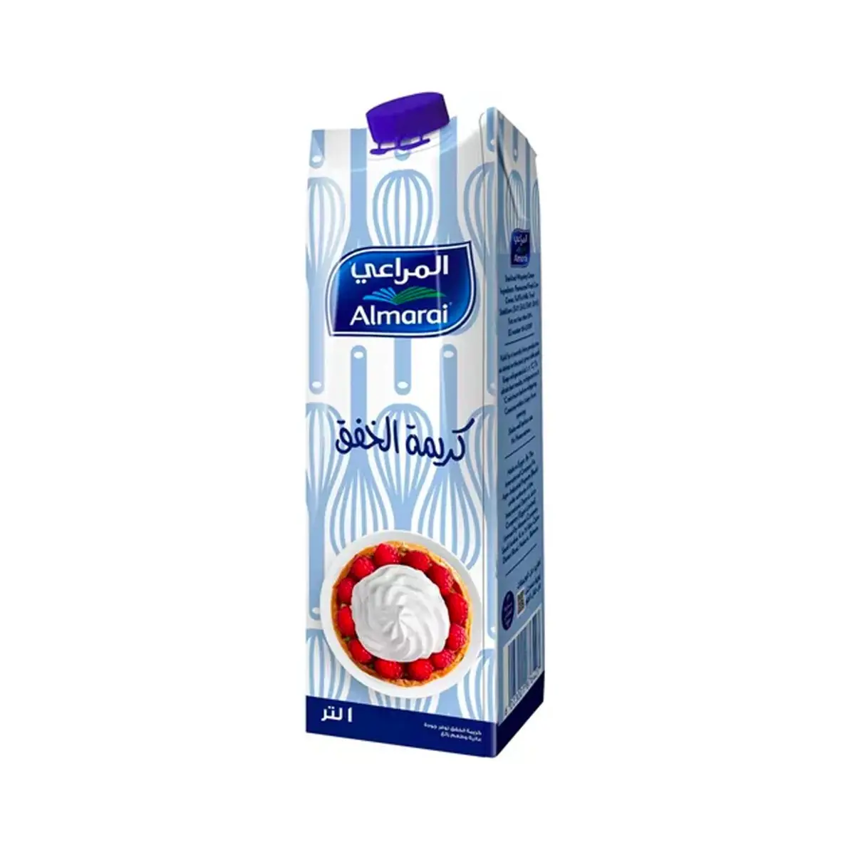 كريمة المراعي خفق 1 لتر ×12 عبوة