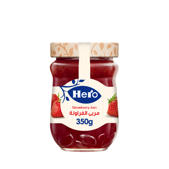مربي الفراولة هيرو 350جم × 12برطمان