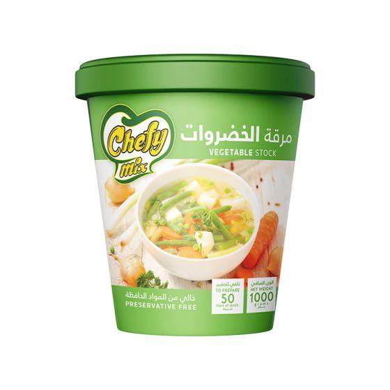مرقة الخضار شيفي ميكس 1كجم × 6علبة