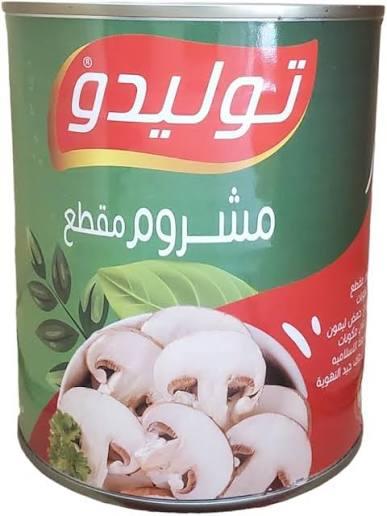مشروم مقطع توليدو 800 جم × 12 علبة