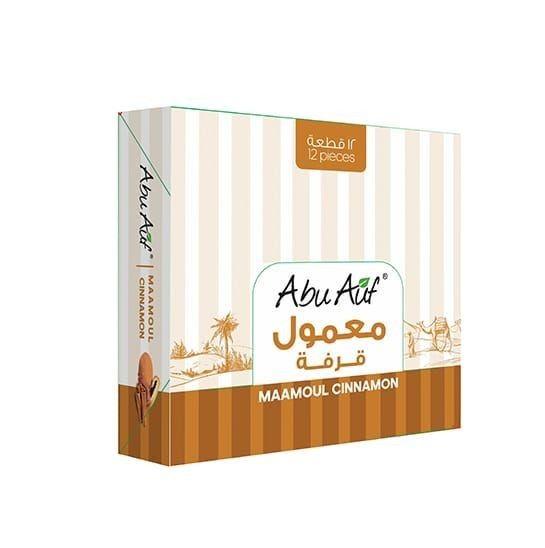 معمول فاخر بتمر المجدول بالقرفه ابوعوف 25 جم × 12 قطعه ×20 علبه