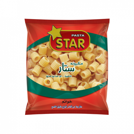 مكرونة خواتم ستار 400 جم × 20 كيس