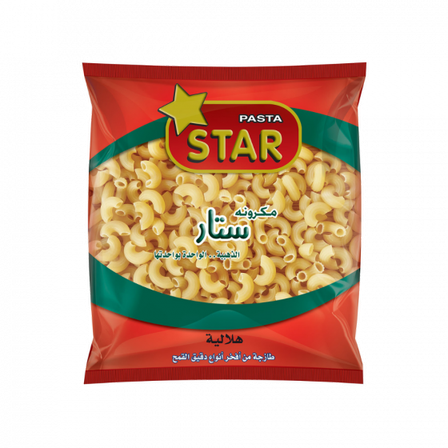 مكرونة هلالية ستار 400 جم × 20كيس