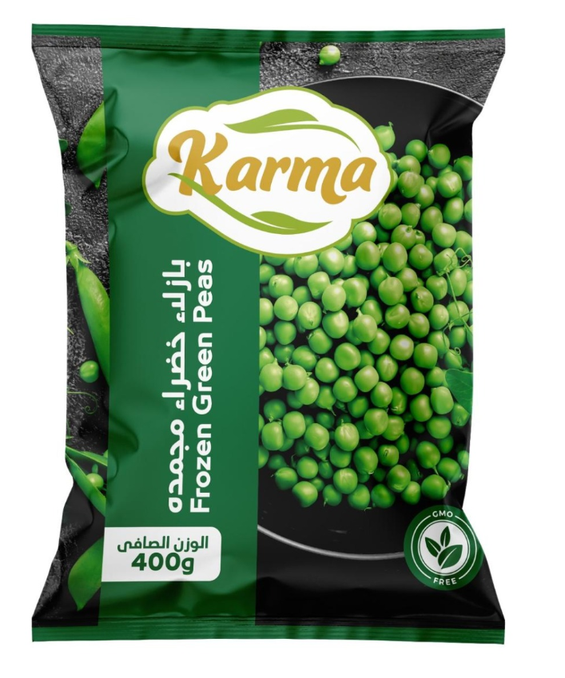 بسلة سادة خضراء مجمدة كارما 400جم ×20 كيس